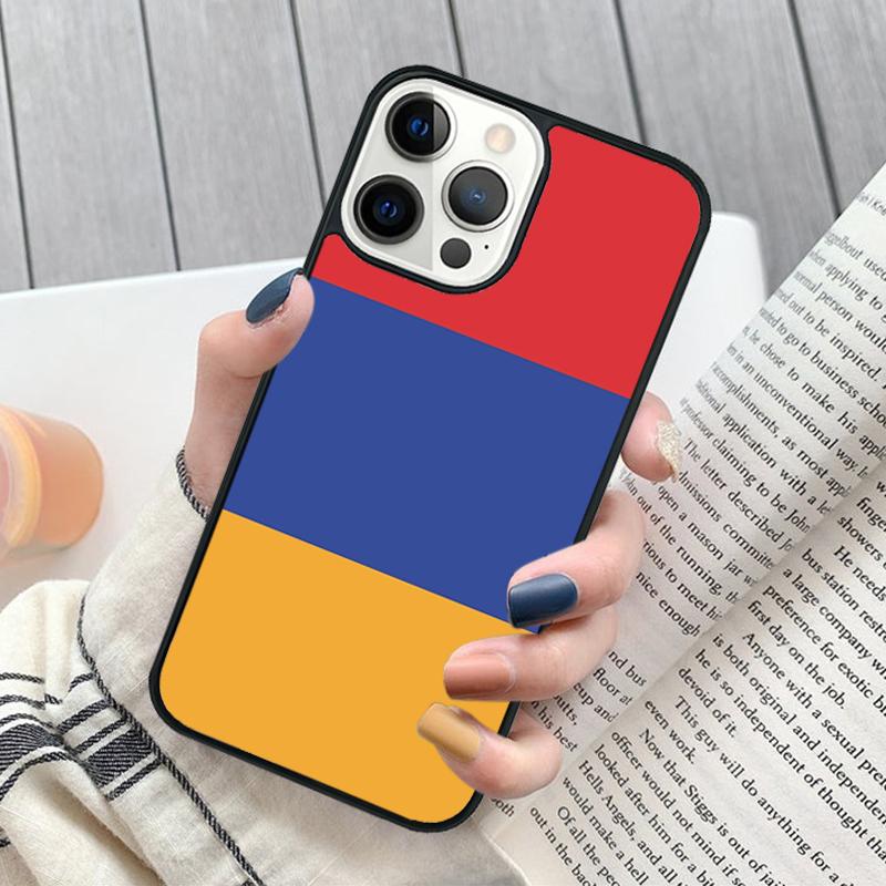 Armenia russia Flag coat of arms Phone case For iPhone 17 Air 16 15 14 11 12 13 Pro MAX Plus cover shell coque