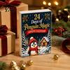 Decorative Acrylic Patches Guinea Pig Advent Calendar, 24Pcs 2D Ornament Set with Holiday Box for Teens Christmas Outfits, Tree Hanging Decor,