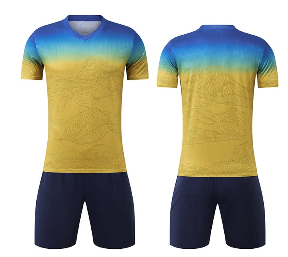 Custom OEM Soccer Jersey Set for Adults - High Quality Football Kits with Team Logo Printing, Multiple Sizes Available