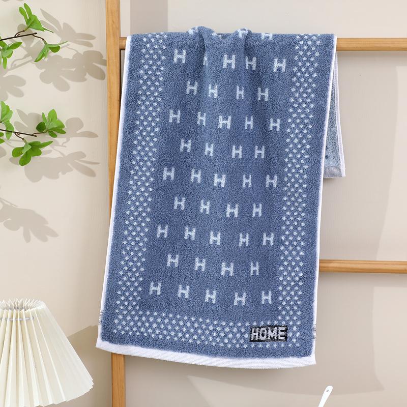 Cotton Towel Thickened Jacquard Soft Absorbent Adult Household Polyester Cotton Towel Quick Drying Towel Cotton Children's Face Towel