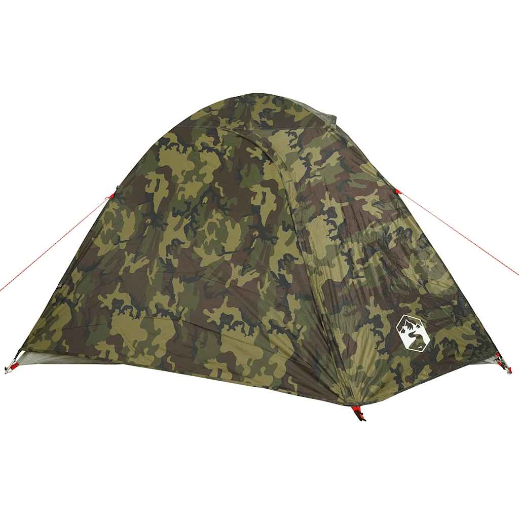 Dome Tent for 4 Persons Camouflage Waterproof
