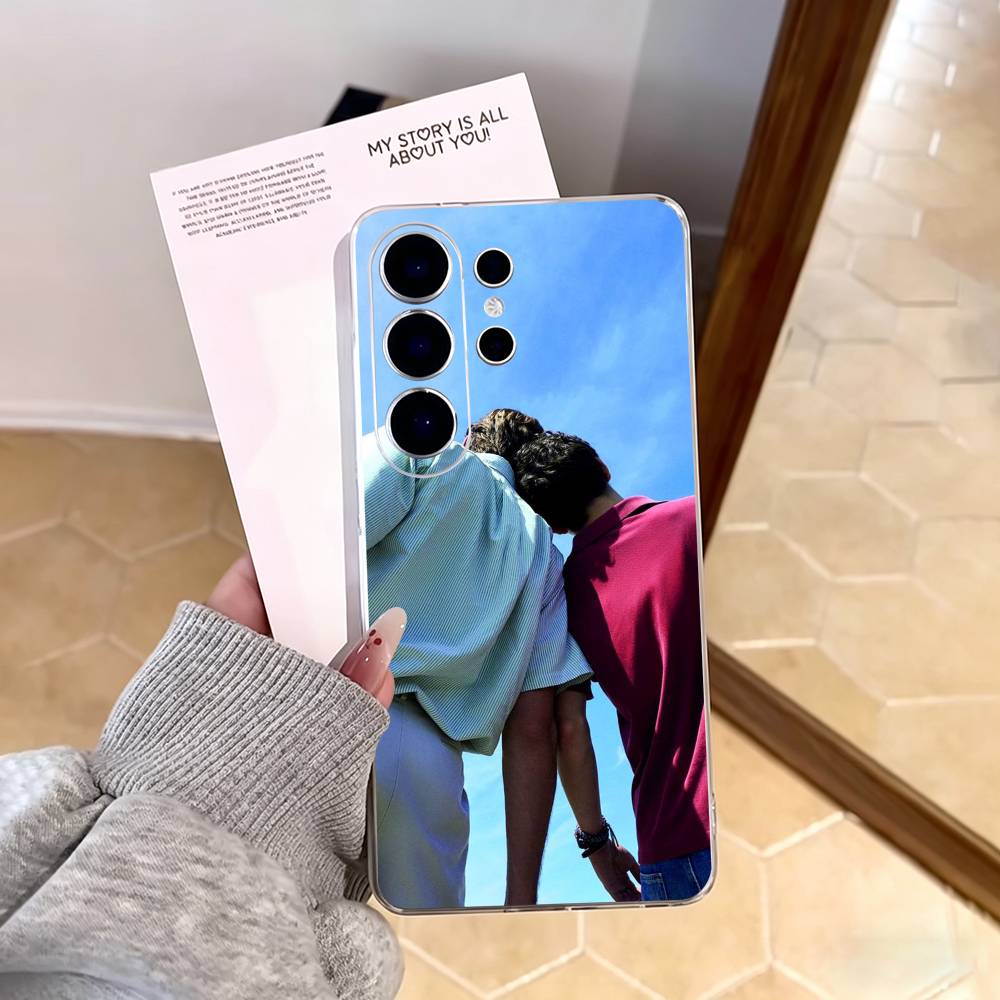 C-Call Me By Your Name Film Phone Case For Samsung S25,S24,S21,S22,S23,S30,Ultra,S20,Plus,Fe,Note,10,9,5G Transparent Cover