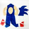 combinaison de dessin animé pour enfants, déguisement de Cosplay hérisson, gants blancs pour garçons et filles