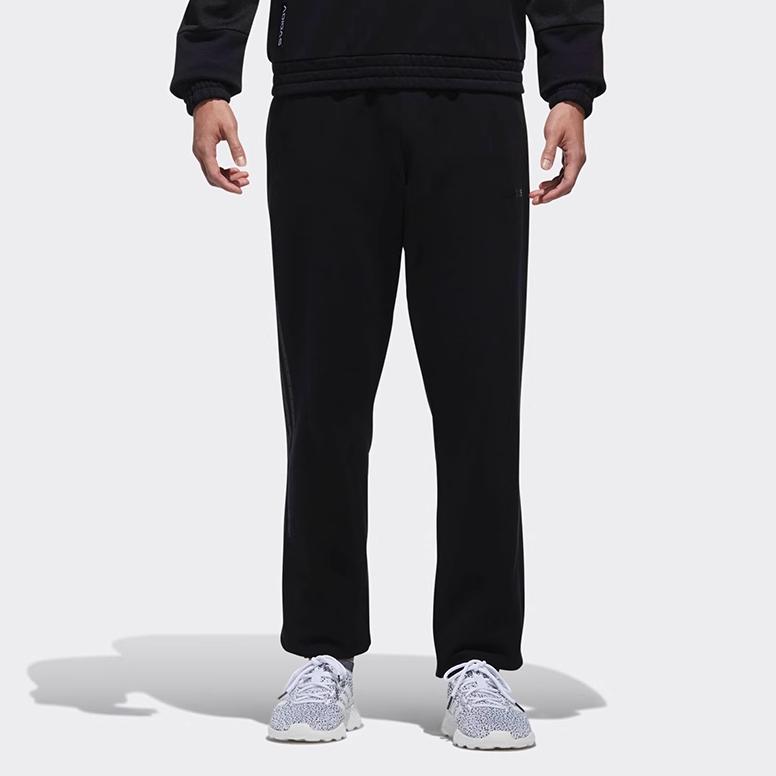 adidas Дышащие повседневные мягкие трикотажные спортивные брюки мужские низ черного цвета DW7886