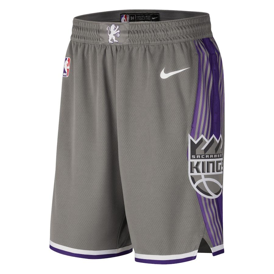 Nike 2022/23 Городская версия Swingman Баскетбольные шорты Унисекс Угольно-серый DO9673-002