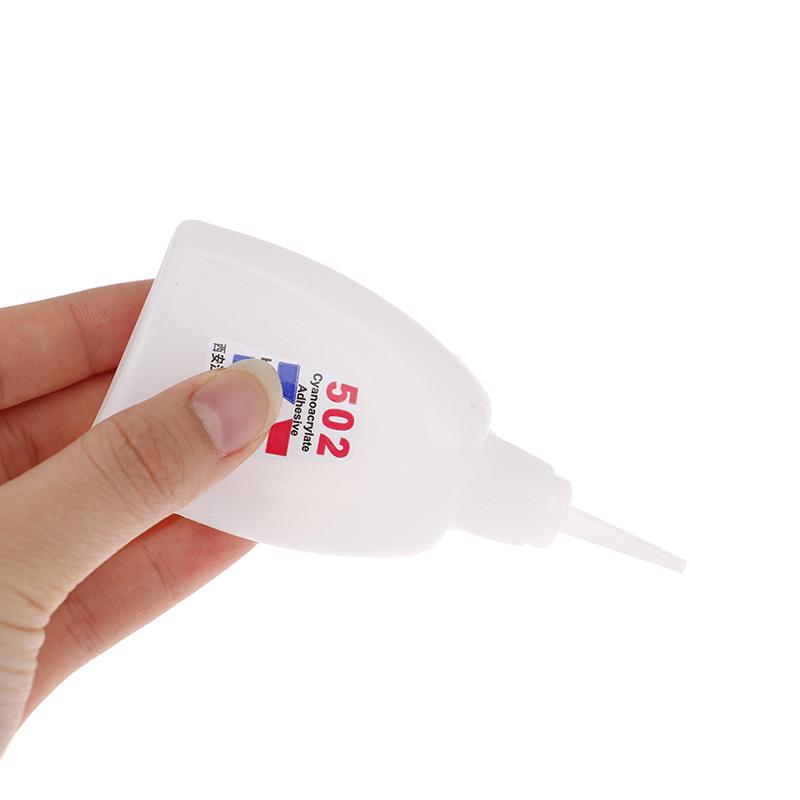 1шт супержидкий клей 502 мгновенный быстросохнущий цианакрилатный клей Strongglue