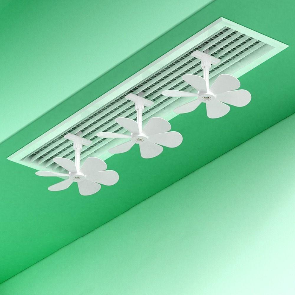 3Pcs Windmill Shaped Air Outlet Guide Fan Anti Direct Blowing Conditioning Guide Fan  Study Room