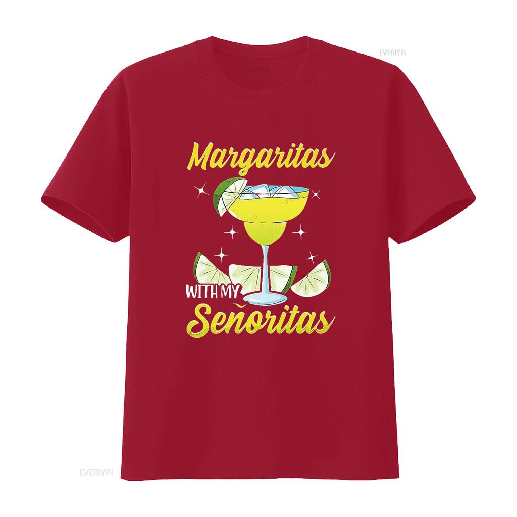 Женская футболка Margaritas With My Senoritas Tequila Party винтажная стираная удобная стильная уличная дышащая