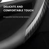 ear1 For VOLKSWAGEN VW 2025 Hot Leather Carbon Fiber Car Steering Wheel Cover Car Accessories For Volkswagen VW New R Rline Caddy Tig