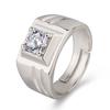 Ring Open Male God Ring Wedding Men's Ring Fashion Original Ring Diamond Ring Jewelry Accessories Men's Imitation Diamond Ring Ring