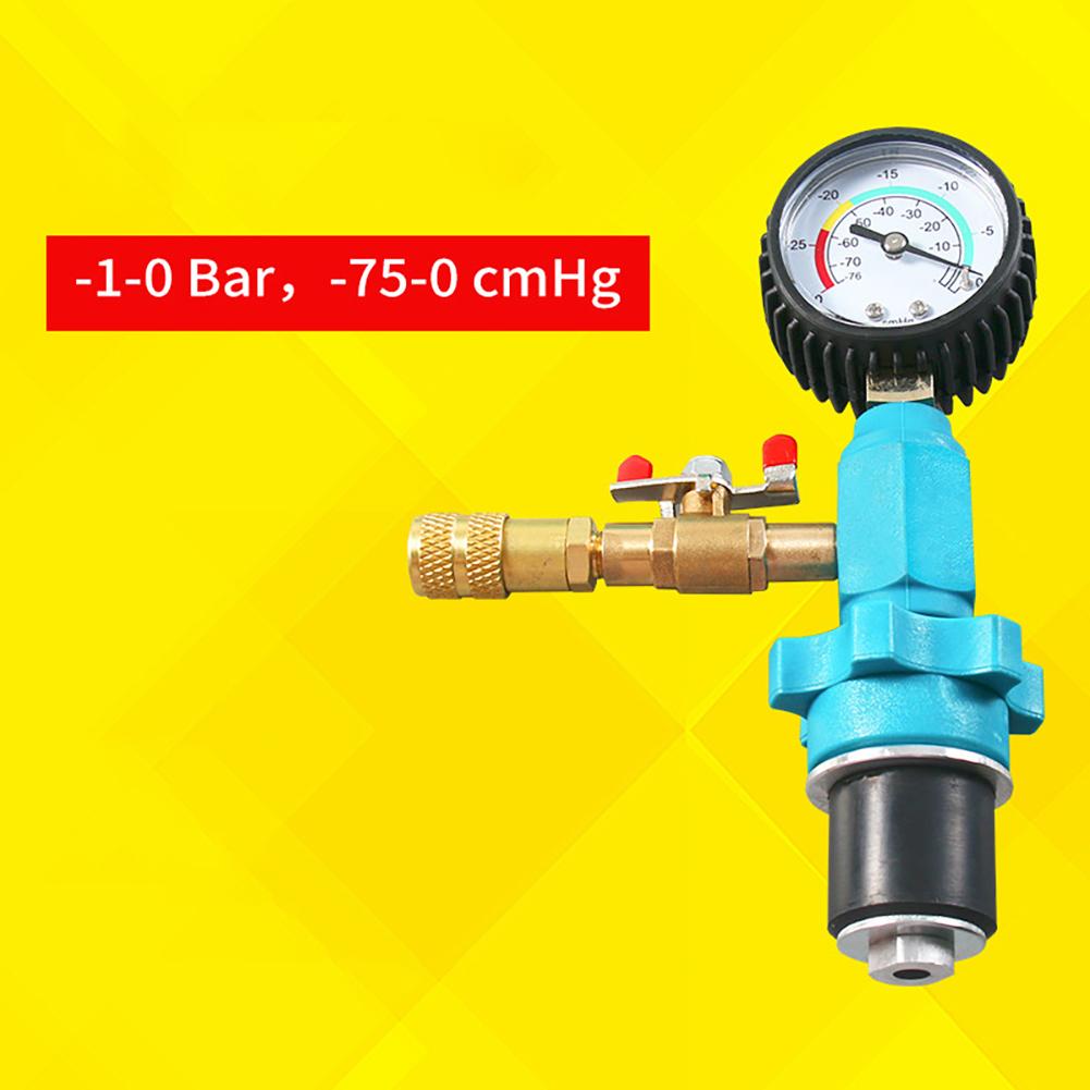 Универсальный автомобильный инструмент для замены антифриза, наполнитель с вакуумным манометром, водяной бак, радиатор, инструмент для заправки охлаждающей жидкости с адаптером, шланги