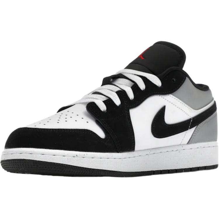 Jordan Детские баскетбольные кроссовки Air Jordan 1 Low Черно-белые Унисекс HF3188-106