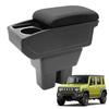 Ceritica Suzuki Jimny JB64W JB74W Подлокотник для автомобиля Соединительный турбоконсольный ящик Автомобильный ящик для хранения Текущий держатель для напитков Хранение мелких предметов Подлокотник для хранения