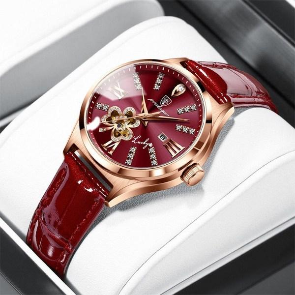 Celuand Luxury Luck Водонепроницаемые женские часы из кожи