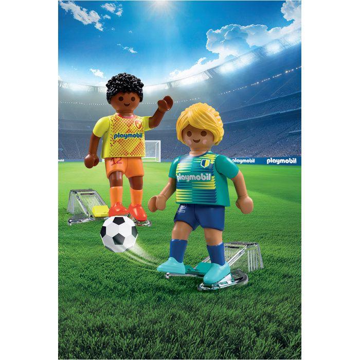 PLAYMOBIL 72058 Joueurs de football, My Life Football Sport & action, 8 pieces, des 4 ans