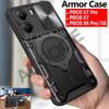 Магнитное кольцо-подставка Armor Funda для POCO X7 Pro / X6 Pro 5G Чехол со шторкой для защиты камеры для Xiaomi POCO X6 5G Capa