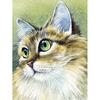 New 5D DIY Diamond Painting Cute Cat Diamond Embroidery Animals Cross Stitch Full Square Round Drill Home Decor Manual Art Gift