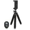 Flexible Sponge Tripod with Wireless Remote Control Phone Clip Holder Adjustable Selfie Stick Tripod