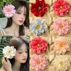 Korean Style Flower Hair Clip Cloth Bohemian Style Hair Clip Simple Flower Hairpin  Holiday