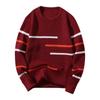 Fashion Casual Long Sleeve Round Neck Men'S Sweater Loose Pullover