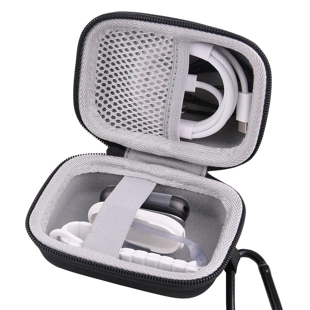 Чехол для хранения WAIYUJP, совместимый с диктофоном PLAUD NotePin AI, защитный чехол для переноски и хранения (черный)