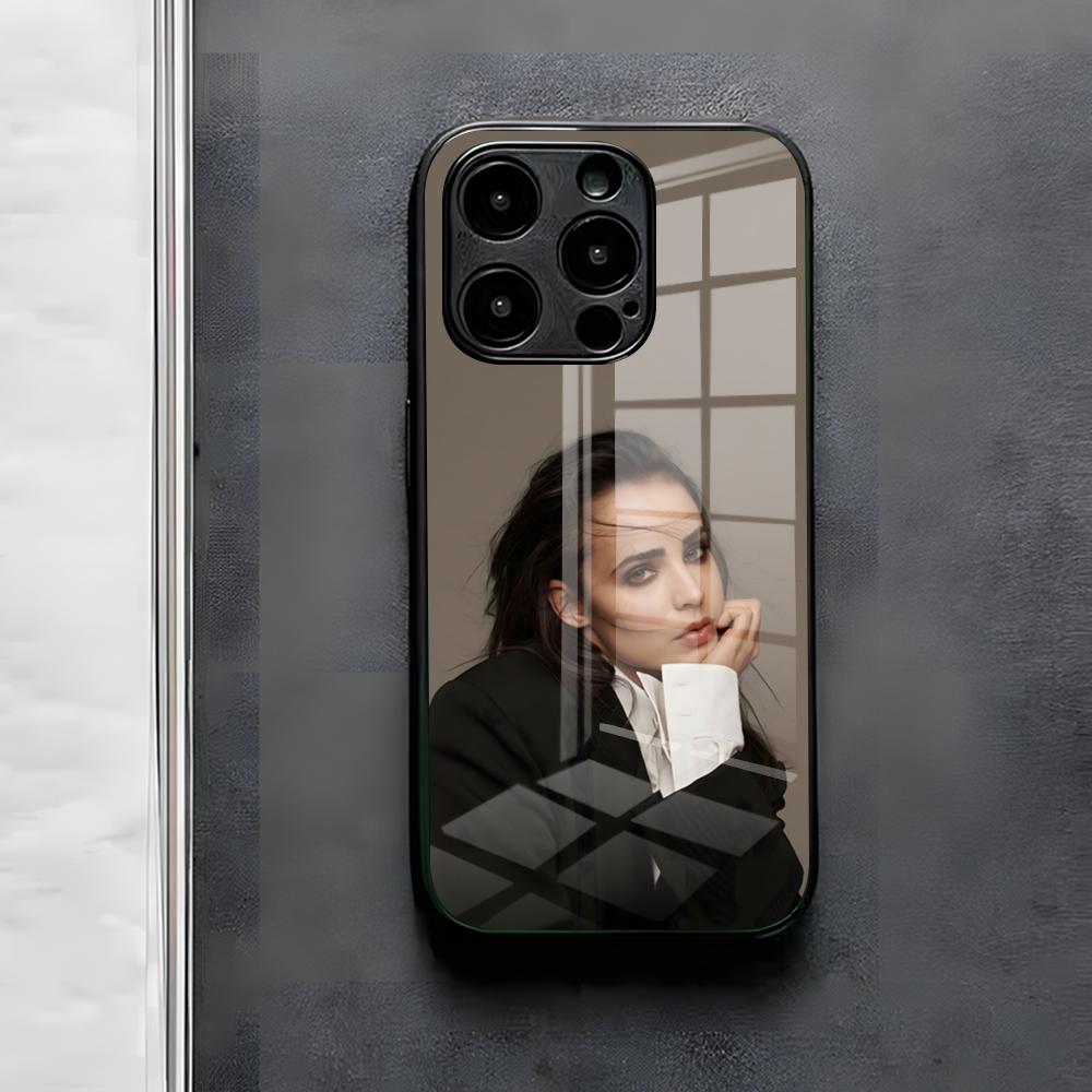 S-Sofia Carson Phone Case For IPhone 17 Air 16 E Pro Max 15 14 13 Mini 12 Pro 11 Max Plus Black Glass Cover