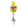 Статуэтка для сада животных, лягушка, кролик, черепаха на лопате, украшение из смолы, цветочный горшок, вставка, фигурка животного для украшения бонсай, клумба для цветов на открытом воздухе