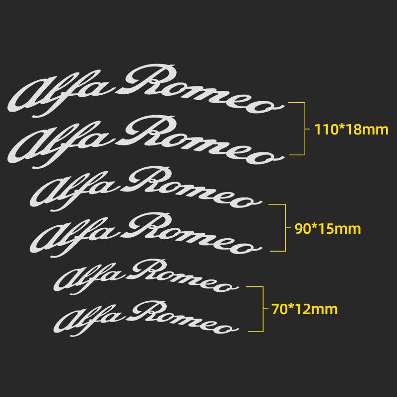 2026 Hot Sticker Car Brake Caliper Sticker Heat Resistant Decals Auto Accessories For Alfa Romeo Giulietta GT 159 147 156 Mito B
