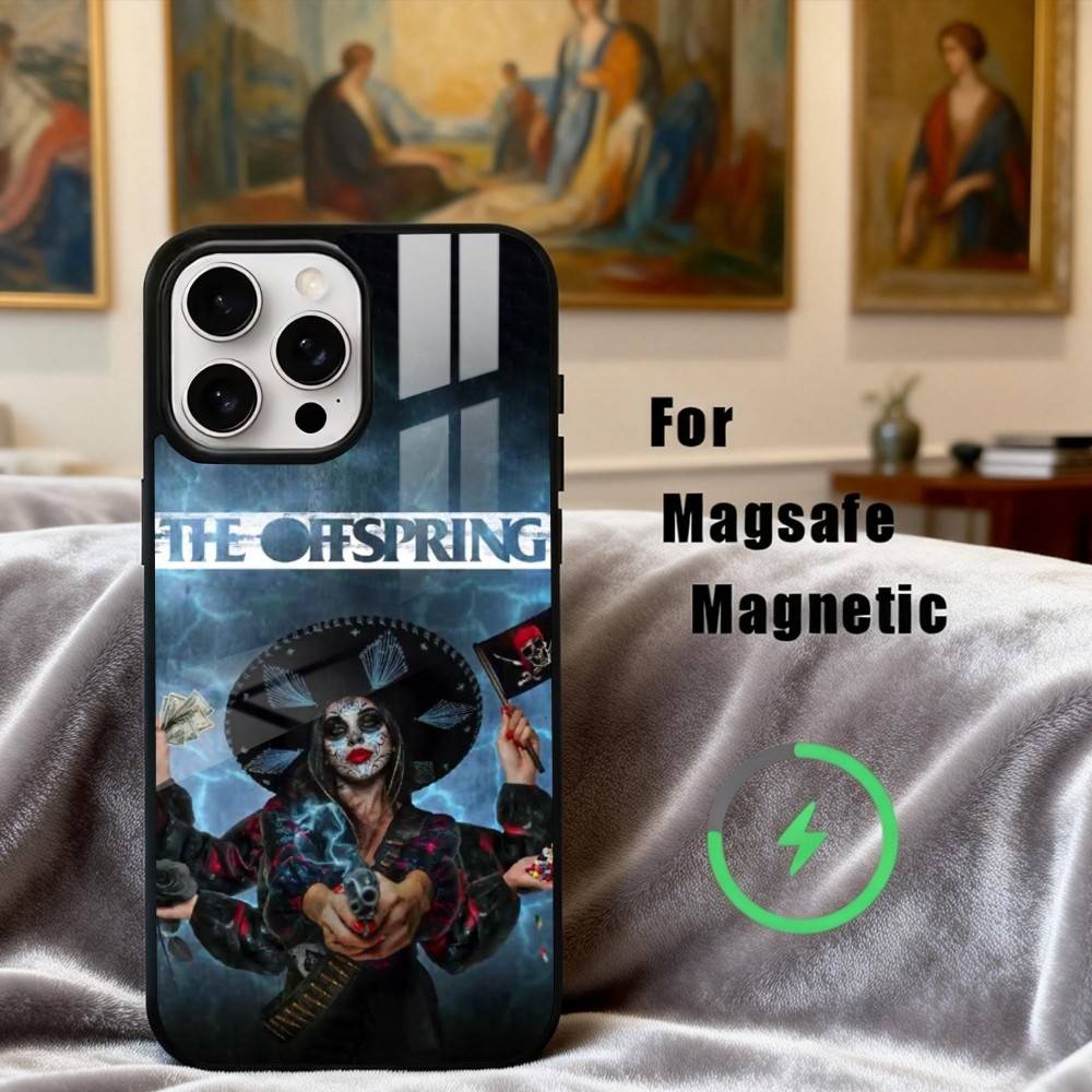 Punk T-The O-Offspring Band Phone Case For iPhone 17,16,15,14,13,12,Plus,Pro,Max for Magsafe Magnetic Wireless Charging