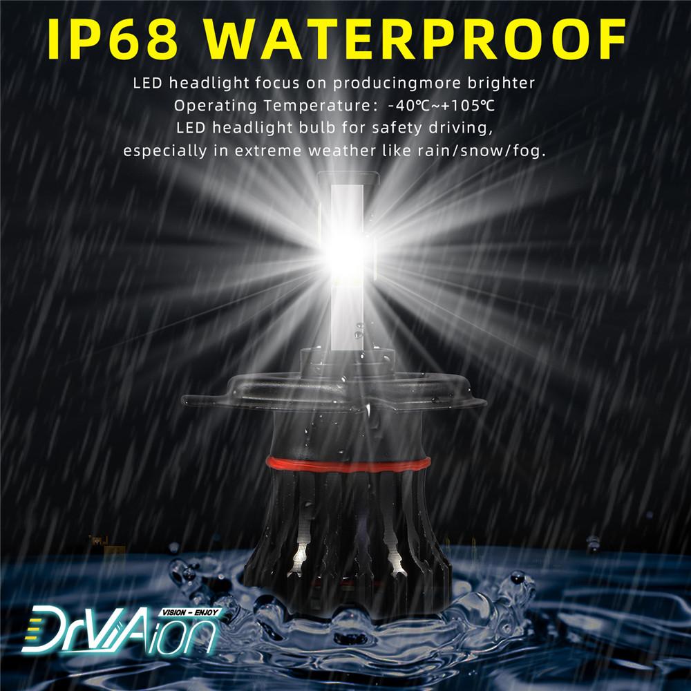 Super Bright ! Pair 6500K 40W 12000 LM Car LED Headlights Headlamp Fog Light Bulbs For H1/H4/H7/H8/H9/H11/HB3/HB4/9005/9006