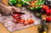 GLASS CUTTING BOARD 45x52 Flower