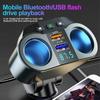 Bluetooth 5.3 FM Transmitter Dual USB Quick Charge Adapter for Car Charger 12V/24V Car Cigarette Lighter Splitter Socket