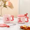 Cute Bear Mug High Looking Girl Office Home Breakfast Milk Coffee Ceramic Cup Souvenir