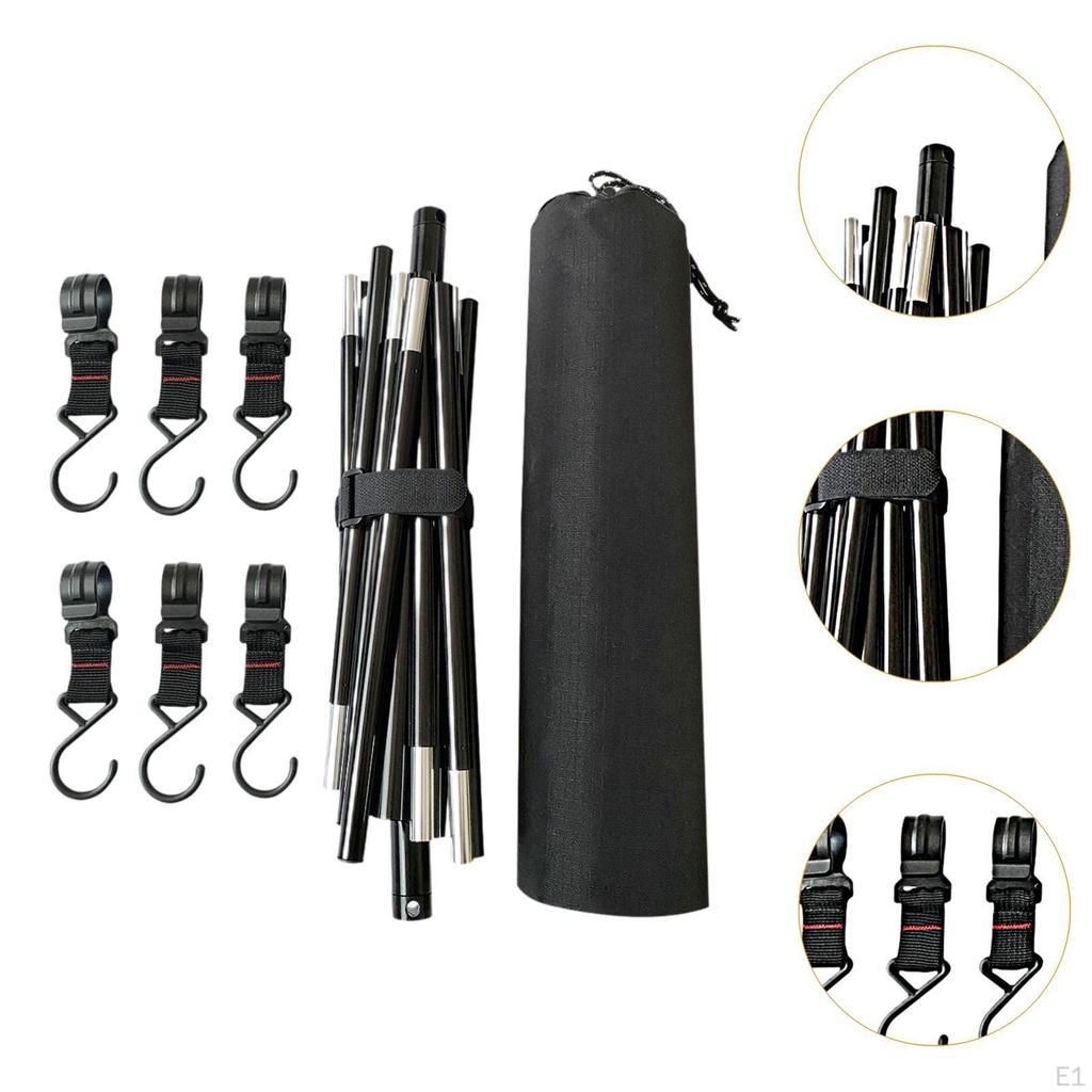 Подставка для фонаря, сушка одежды, портативная, устойчивая, для кемпинга, треугольная, для хранения посуды, для барбекю