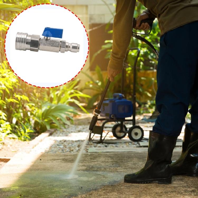 3/8 or 1/4inch Quick Connect High Pressure Washer Ball Valves Hose Control Water Flows Switches for Power Washer