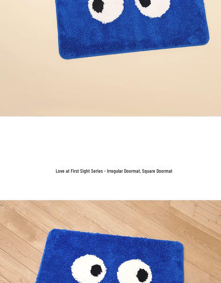 Мультяшный ковер с большим ворсом: Нескользящий впитывающий коврик для гостиной, ванной комнаты и туалета