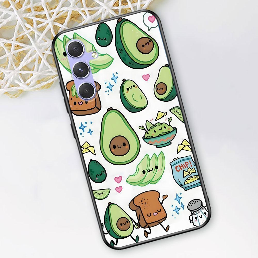 Avocado Case for Samsung Galaxy A51 A53 A54 A31 A52 A12 A13 A21s A22 A32 A11 A22 A33 A41 A52s A73 A14 A24 TPU Phone Cover