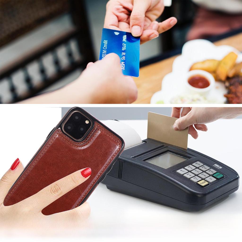 Кожаный чехол для iPhone 14 с отделением для карт для Apple 13 Pro Max — креативный защитный чехол от падения