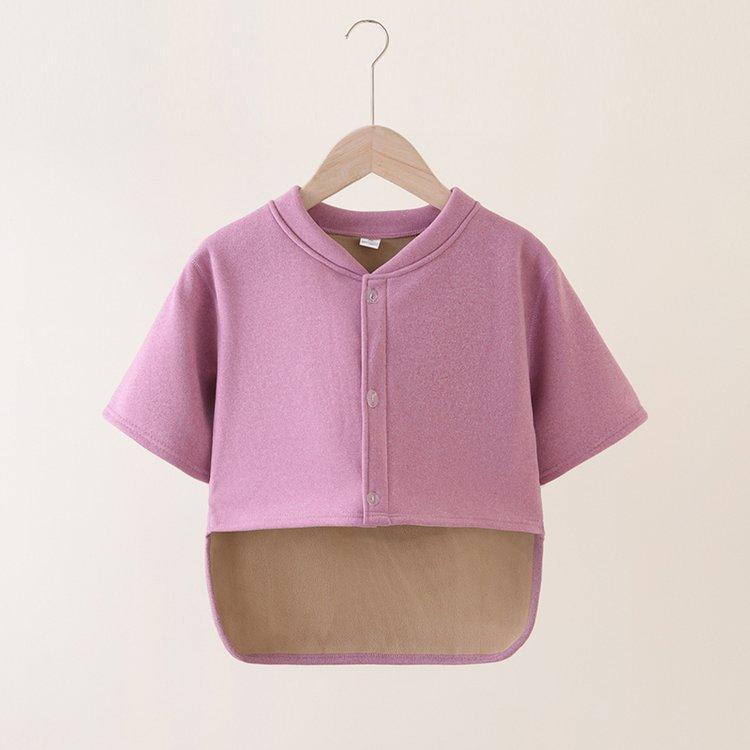 Бархатный кардиган для беременных: Защита плеч и талии, Короткий рукав, Теплая пижама для осени и зимы