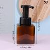 Refillable Square Mousse Foam Bottle 250/500ml Pump Liquid Soap Dispenser Hand Sanitizer Cosmetic Container for Kitchen