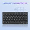 Perixx Backlit Membrane Space Saving PERIBOARD-326US Keyboard, Wired, Compact, USB, Small, Tenkeyless, Keys, [Official Warranty] (English Layout,