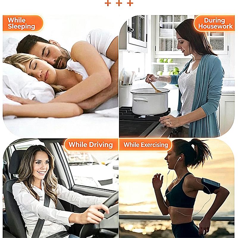 Rechargeable Abdominal Massager Belt for Waist & Full-Body Stress Relief