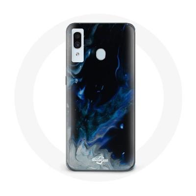 Чехол - Samsung - Galaxy A20 - Дымные облака - Гибкий - Синтетическая защита