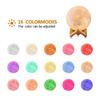 Moon Lamp Moon Light 3D Print Lunar Light Rechargeable Touch 2 Color Change Night Lamp 16 Colors LED Night