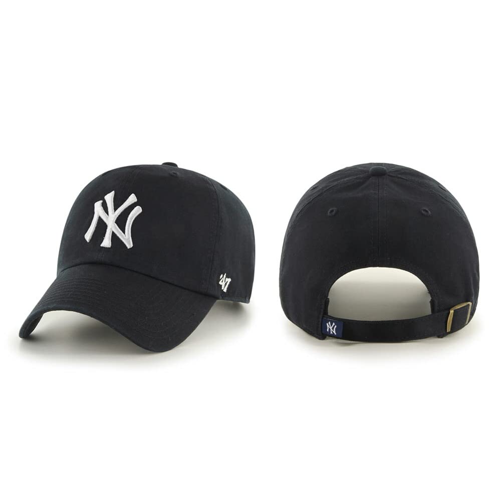 НОВЫЙ КЕПКА ШЛЯПА NEW YORK METS CLEAN UP '47 '47 ЧЕРНЫЙ/Черный 6-панельный