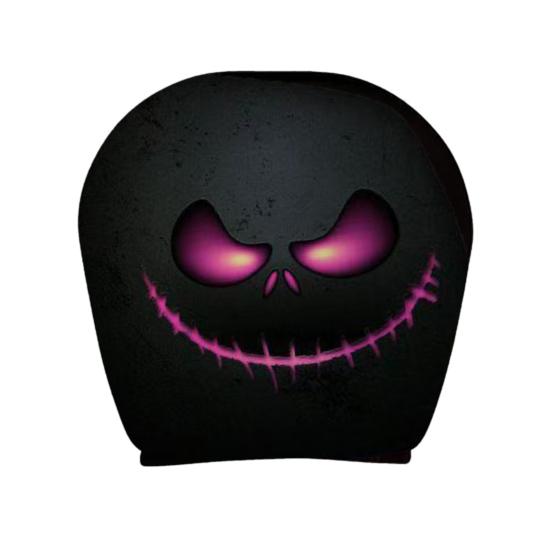 Skull Car Headrest Covers Spooky Print Auto Seat Head Rest