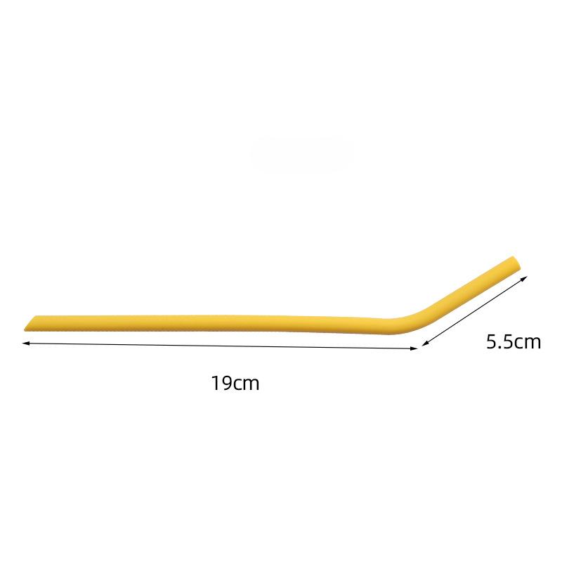 1pcs 6 Different Colors Silicone Straw 9.6 Inch Reusable Drinking Straw BPA Free Food Grade Straws for Tumbler Portable Outdoor