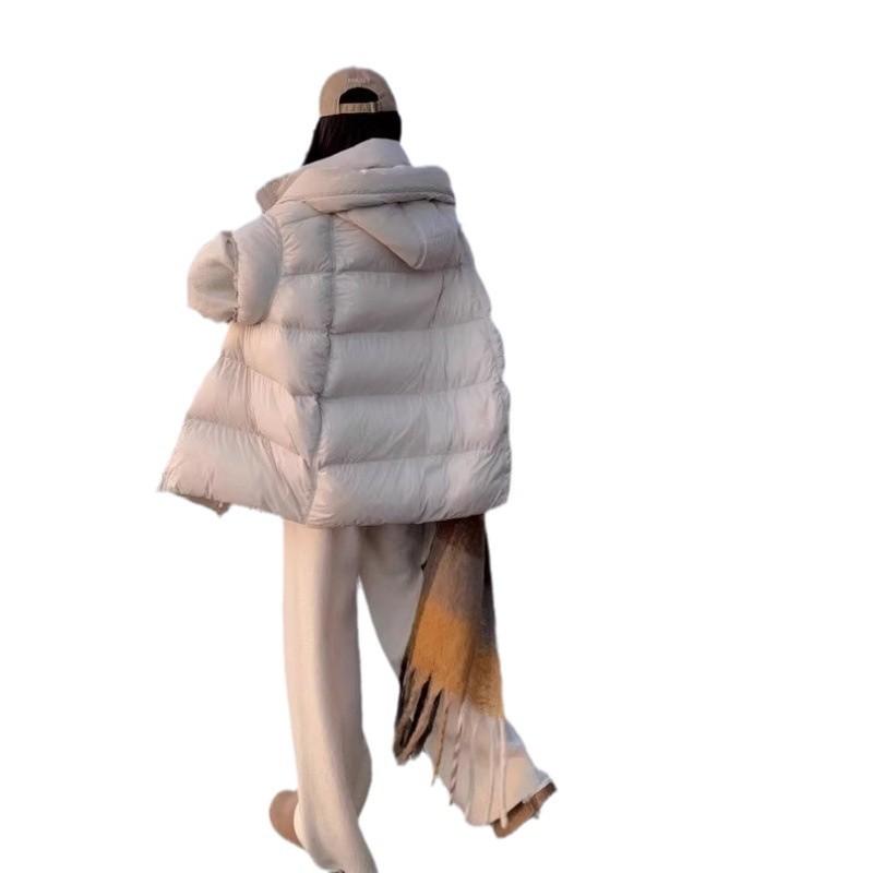 Пуховый жилет женский популярный зимний 2024 новый популярный маленький мужской жилет в иностранном стиле универсальный с капюшоном