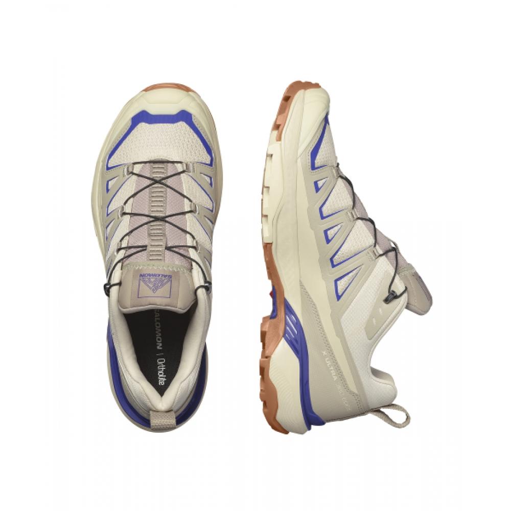 Salomon X Ultra 360 Edge миндального молочного цвета винтажного хаки спектрально-синего цвета L47526200