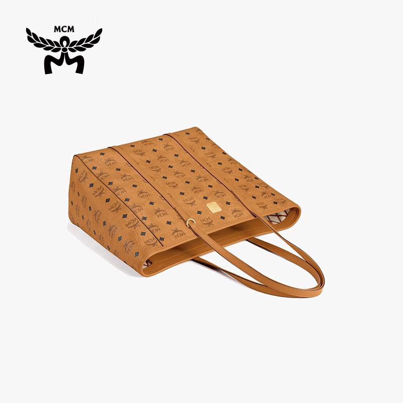 MCM TONI Medium Visetos Tote Bag
